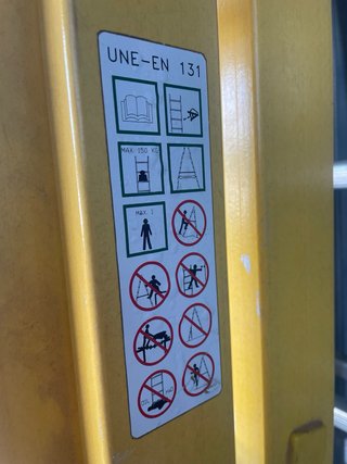 Escalera de fibra profesional