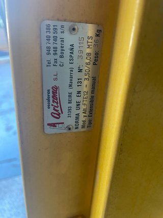 Escalera de fibra profesional