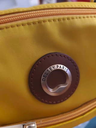 Bolso Delsey Paris Amarillo y Marrón
