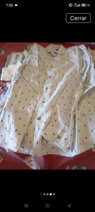 Lote 6 Camisas Manga Larga Hombre