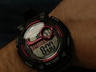 Orologio Diadora Digitale DI-002-01 Nero Rosso
