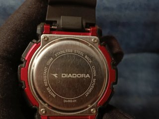 Orologio Diadora Digitale DI-002-01 Nero Rosso