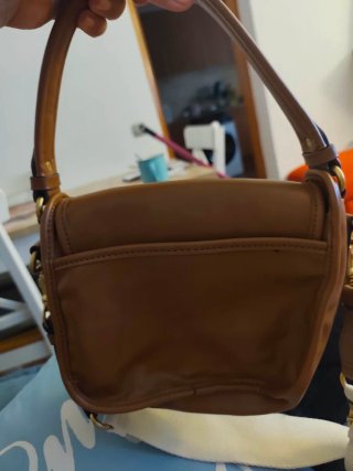 Bolso Zara Piel Marrón