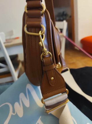 Bolso Zara Piel Marrón