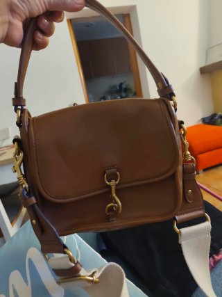 Bolso Zara Piel Marrón