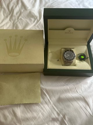 Rolex Deepsea Reloj  acero esfera megra
