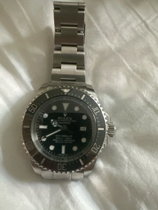 Rolex Deepsea Reloj  acero esfera megra