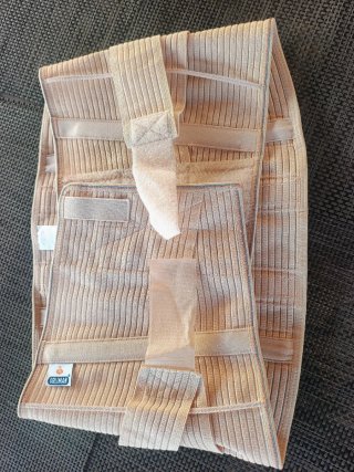 2 Faja Lumbar Ortopédica Beige