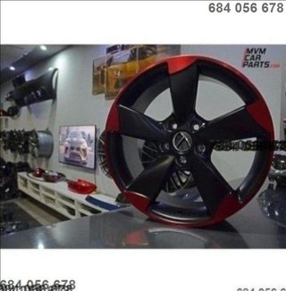 Llanta  Rotor Red Candy Audi