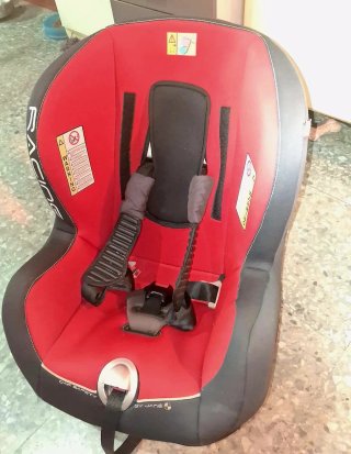 Silla de coche Jane Negra y Roja