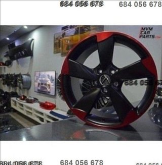 Llanta Rotor Red Candy Audi