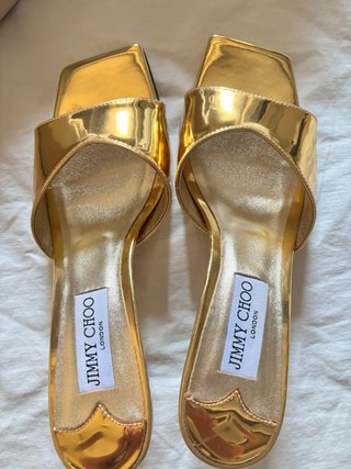 Sandalias Jimmy Choo Doradas