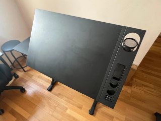 Tavolo da Disegno Reclinabile Nero