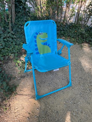 Silla plegable infantil dinosaurio