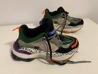 Zapatillas Chunky Plataforma Multicolor Talla 38