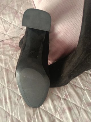 Botines Zara ante tacón