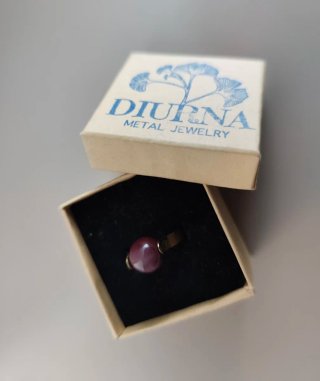 Sortija  "Onix",marca Diurna .