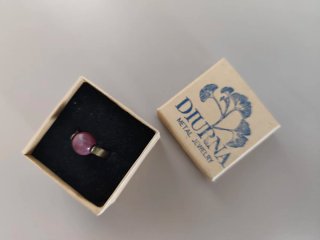 Sortija  "Onix",marca Diurna .