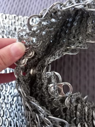 Bolso artesanal de anillas + monedero NUEVOS