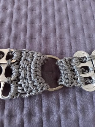 Bolso artesanal de anillas + monedero NUEVOS