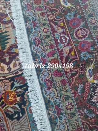 Tappeto Persiano Tabriz misto lana e seta