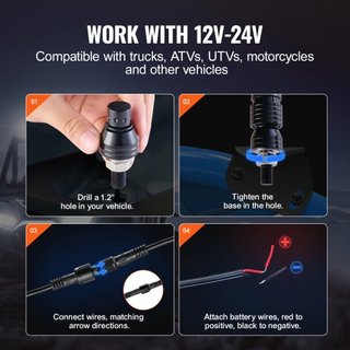 1 PC 4 FT Luz de Cola, Control Remoto APP y RF Luz de Cola LED, Luz de Cola Iluminada RGB en Espiral 360° Impermeable con 2 Banderas, para UTVs, ATVs, Motocicletas, RZR, Can-am, Camiones, Off-road...