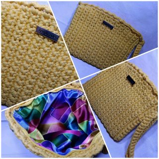 Pochette uncinetto fatta a mano