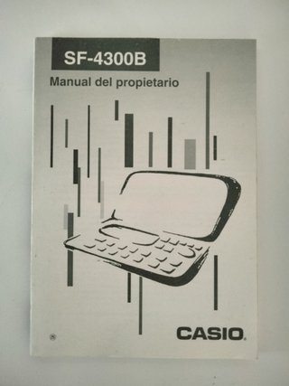 Diario Digital CASIO SF-4300BX 32Kb.