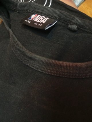 Camiseta Miami Heat NBA Negra Hombre