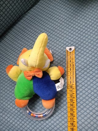 Sonajero Elefante Peluche Adorno