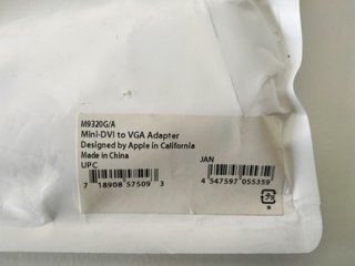 Adaptador Mini-DVI a VGA Apple