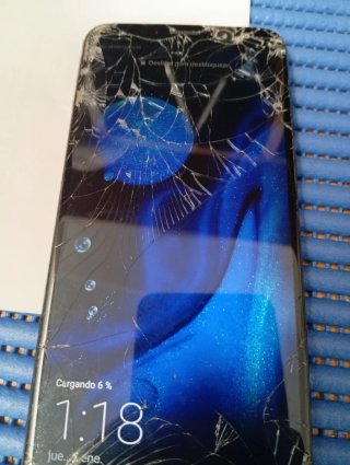 Teléfono Huawei Negro/Azul