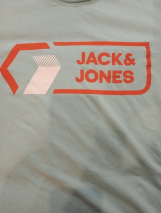 Camiseta Jack & Jones azul turquesa