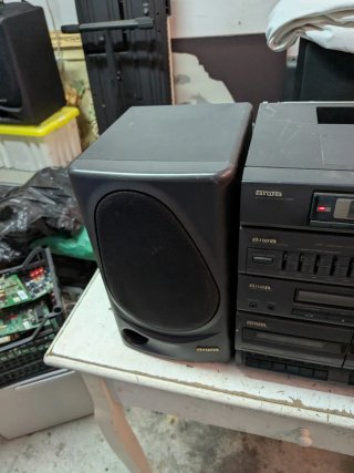 Stereo Aiwa CA-DW500Z - Lettore CD e Cassette