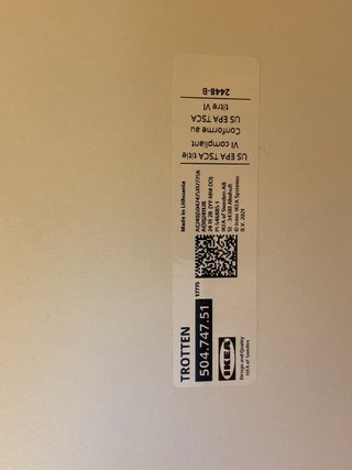 Mesa de estudio blanca Ikea 120x70