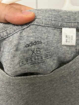 Camiseta Adidas Gris Original