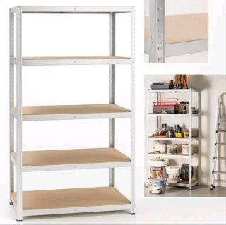 Set  due Scaffali metallo e legno
