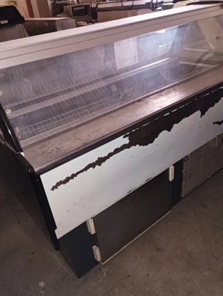 Vitrina expositora de helados