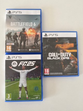 PS5: Battlefield 6, FC 25, Call of Duty