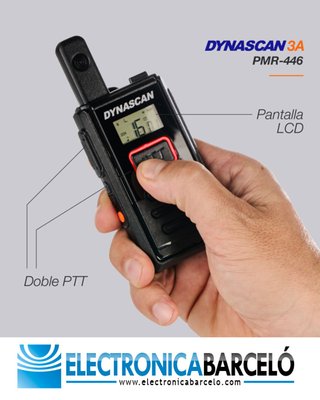 Pack 6 Walkies Dynascan + Cargador Múltiple