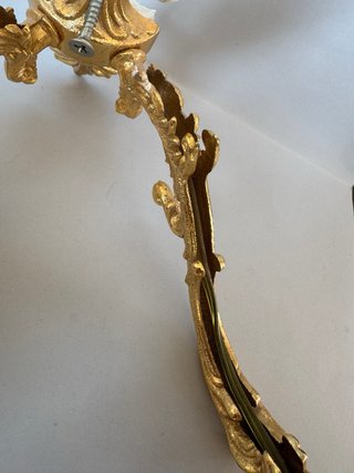 Coppia Applique Vintage Anni'70- Cuore Parthenope