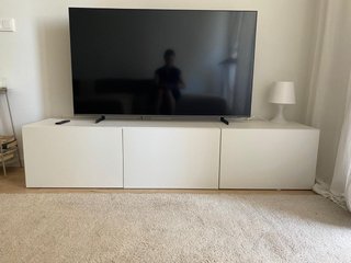 Mueble TV IKEA BESTÅ 240cm Blanco