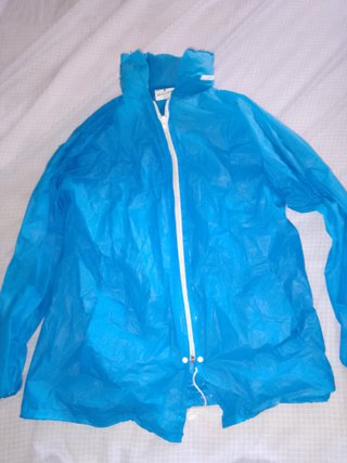 Chubasquero infantil azul