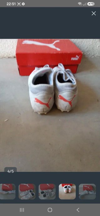 Zapatillas futbol tacos talla 40