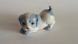Lote 3 Figuritas Perros Porcelana Vintage