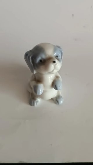 Lote 3 Figuritas Perros Porcelana Vintage