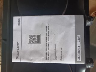 Placa de cocción doble SDK 2500 E1