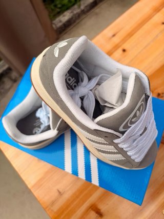 Adidas Campus Cinza e Branco