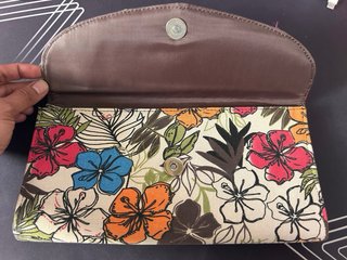 Bolso de mano con estampado floral