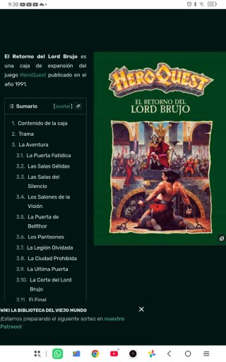 Heroquest Ampliada MB Juegos + lord brujo